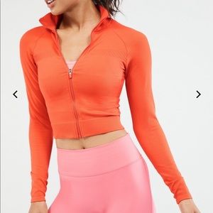 Fabletics cropped seamless jacket